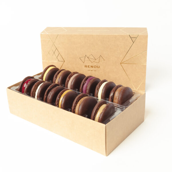 Coffret assortiment dégustation Mac'Sablés 12 pièces