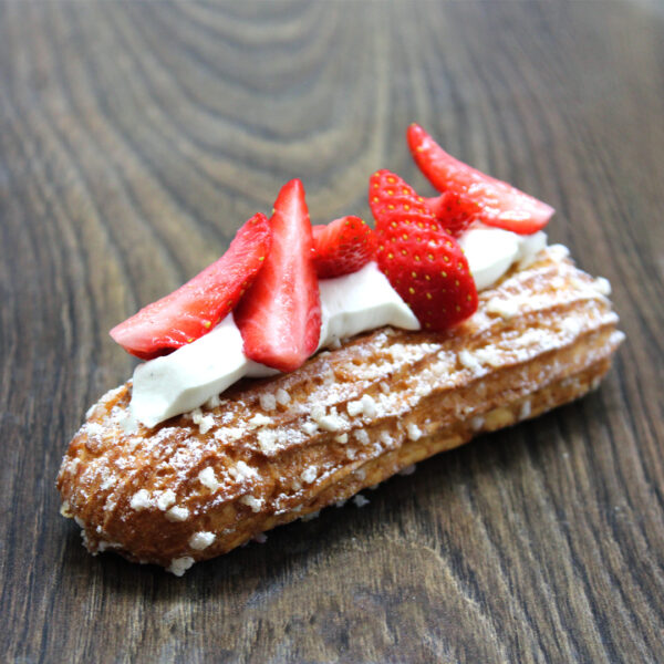 Éclair du mois - L'éclair Vanille & Fraise