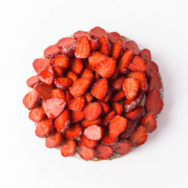 Tarte aux fraises - 6 personnes