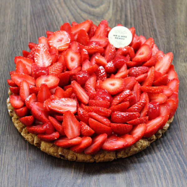 Tarte aux fraises gariguettes - 6 personnes