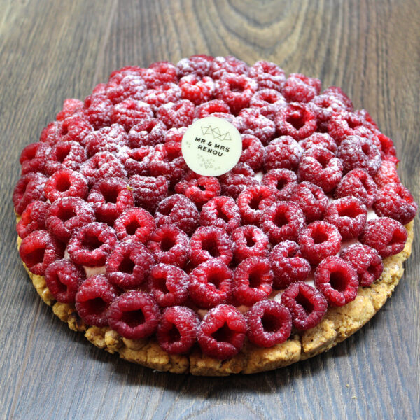 Tarte aux framboises - 6 personnes