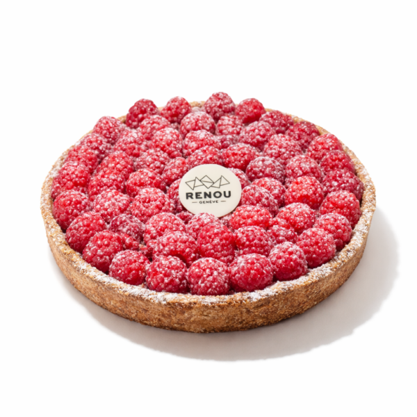 Tarte aux framboises - 6 personnes