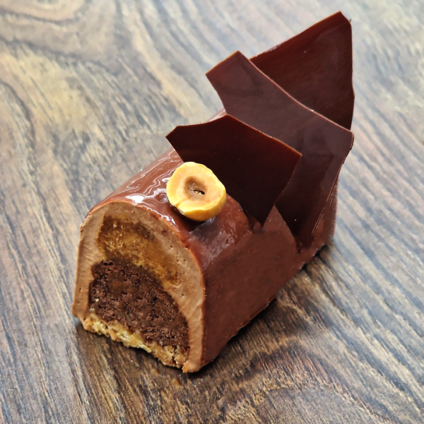 Bûchette choco-noisette