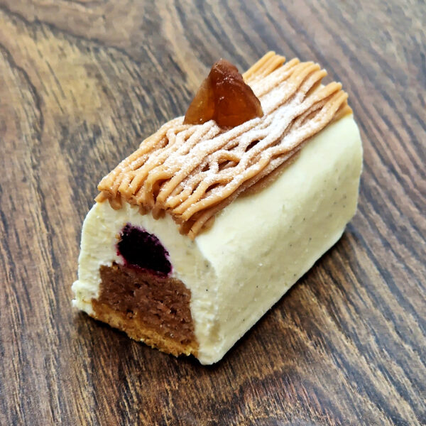 Bûchette marron & cassis